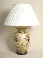 ALEXANDERS 33CM TWO POSIES URN LAMP